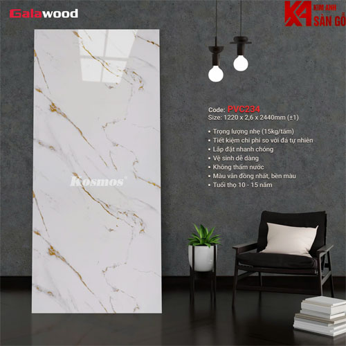 Tấm Ốp Tường PVC Giả Đá Galawood-234